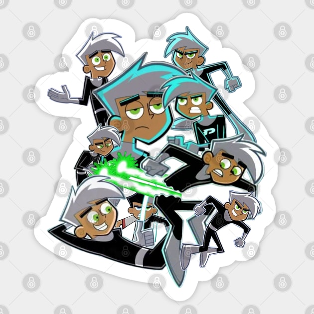 danny phantom Sticker by thebeatgoStupid